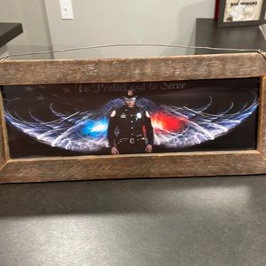 Police Officer Wall Decor